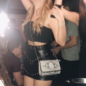 Leather Mini Skirt